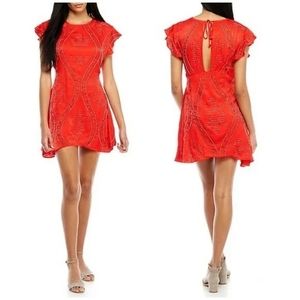 Free people beaded mini
